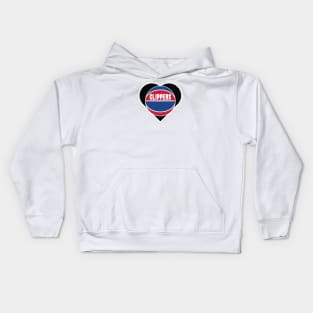 Heart Shaped Los Angeles Clippers Basketball Kids Hoodie